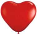 20 rote oder weiße  Herzluftballons,42 cm