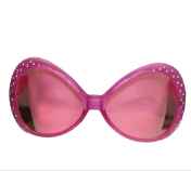 Party Flower Power Brille XL ROSE