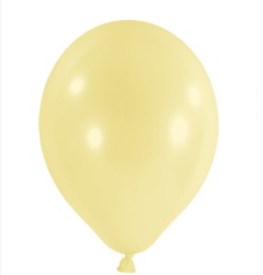 100 Luftballons 30cm - Pastell - Gelb