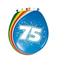 Geburtstag - Zahlenballon Zahl 75