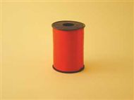 Ringelband - Kräuselband rot, 250m x 1cm