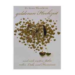 goldene hochzeit gluckwunschkarte