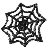 Halloween - schwarze Spinnennetze