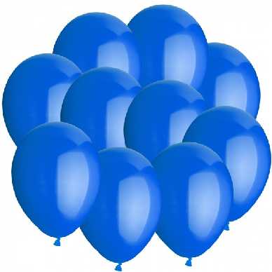 100 blaue Luftballons,33 cm