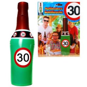 Aufblasbare Sektflasche 30