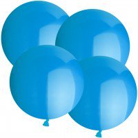 1 Luftballon XL - Ø 50cm - Hellblau