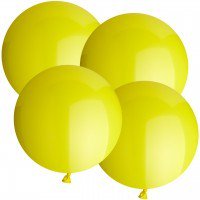 1 Luftballon XL - Ø 50cm - Gelb
