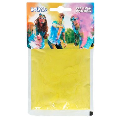 Holi-Farbpulver,70 g, gelb