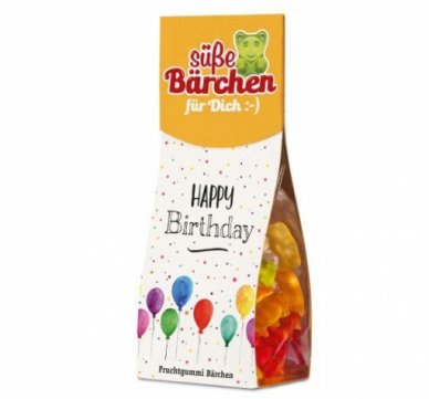 Fruchtgummi Bärchen -  Geburtstag