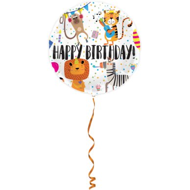 Folienballon Zootiere Geburtstag