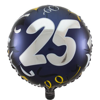 Ballon zum 25. Geburtstag / Jubiläum