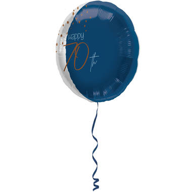 Folienballon Elegant True Blue 70 Jahre