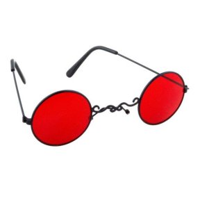 Funbrille in rot