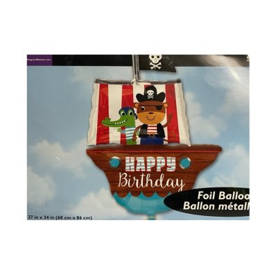 Folienballon Piratenschiff