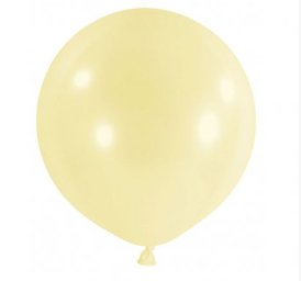 Riesenballon 60cm - Pastell - Gelb