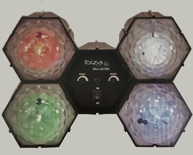 LED-Lichtorgel IBIZA mit Musiksteuerung