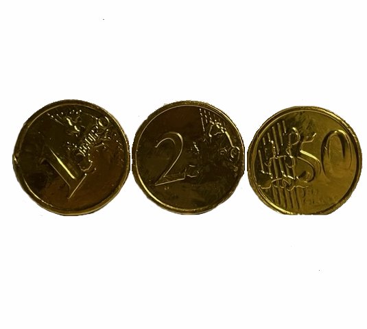 Goldtaler Euromünzen für Schatzsuche, 200 Stück