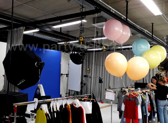 Besondere Luftballons für Fotoshootings, Film- und Fernsehaufnahmen