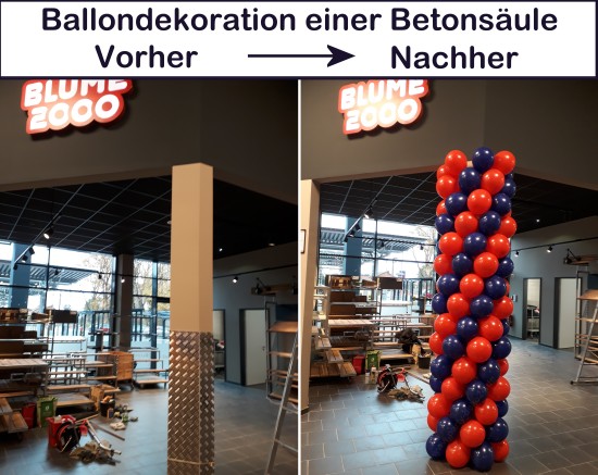 Betonpfeiler verkleiden / dekorieren