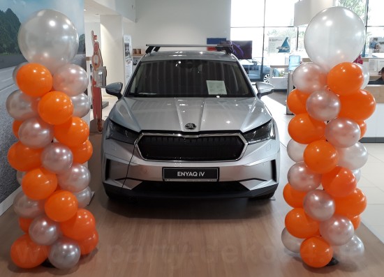 Hannover Luftballon Deko im Verkaufsraum