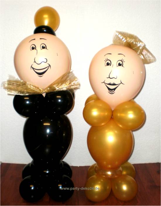 Hochzeitsfiguren aus Ballons