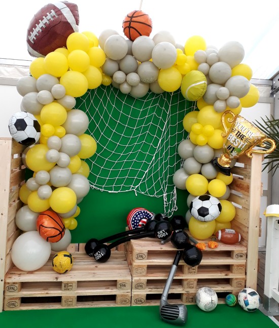 Organic-Ballongirlanden als Fotohintergrund bzw. Backdrop Organic-Ballongirlanden als Fotohintergrund bzw. Backdrop