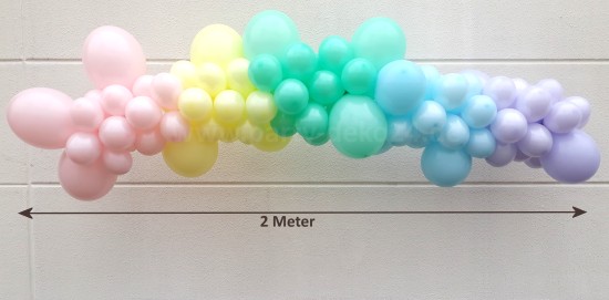 Regenbogen Luftballongirlande