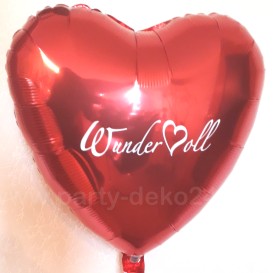 Werbeballon mit Logo: Folienballon individuell zur Werbung beschriften