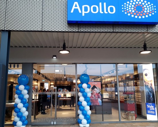 Wiedereröffnung Deko mit Ballonsäulen Wiedereröffnung Deko mit Ballonsäulen