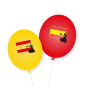 Spanien Luftballons, 8 Stück