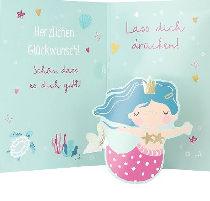 Musikkarte Jump Outs zum Geburtstag