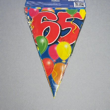 Wimpelkette zum 65.Geburtstag Wimpelkette zum 65.Geburtstag