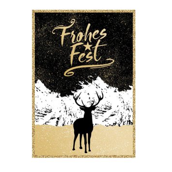 Frohes Fest Umschlagkarte