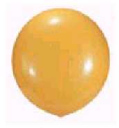 Orangefarbener Ballon XL - 90 cm