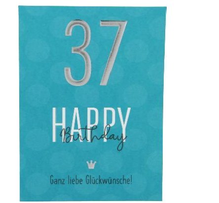 Karte zum 37.Geburtstag Karte zum 37.Geburtstag