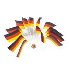 Papier Flaggen Deutschland, 10 Stück