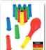 10 Mundstücke für Luftballons