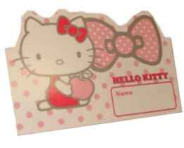 Hello Kitty Party Tischkarten