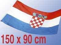 Flagge Kroatien, Fahne 150 x 90 cm