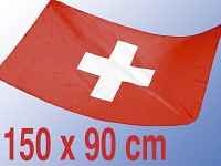 Flagge Schweiz, Fahne 150 x 90 cm