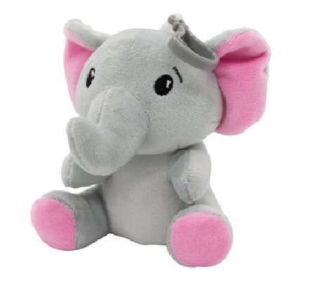 Elefant als Ballongewicht, rosa