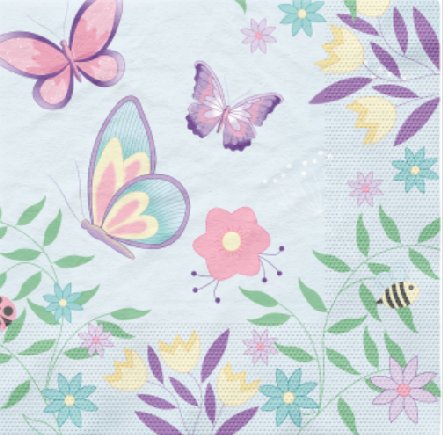 Frühling Servietten Schmetterlinge Frühling Servietten Schmetterlinge