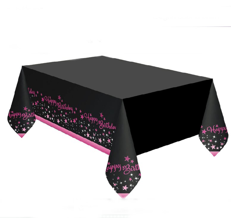 Tischdecke Happy Birthday Starlight