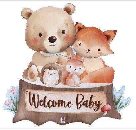 Welcome Baby XXL Ballon Familie Welcome Baby XXL Ballon Familie