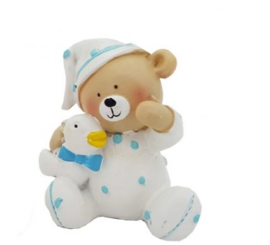 Teddybär Junge mit Ente