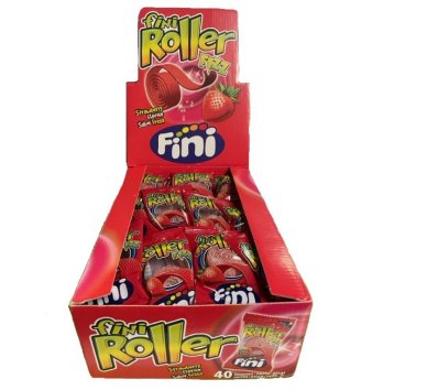 Fini Roller Fizz Erdbeere, Fruchtgummi