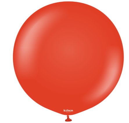 Roter Riesenballon XL, 2 Stück - 61cm