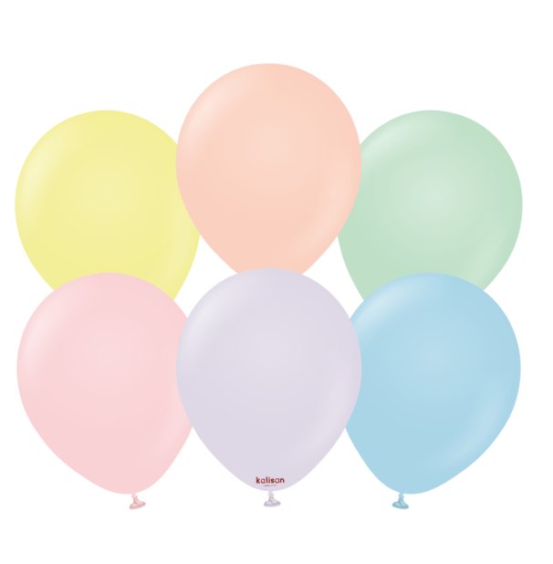 Luftballons Kristall Pastell 33 cm, bunt