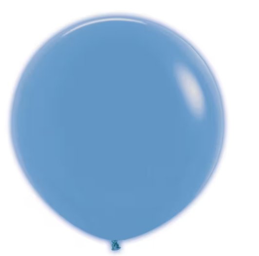 Neon Blau Latexballon, 3 Stück
