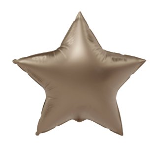 Folienballon Stern - Starlight Gold,Satin Gloss